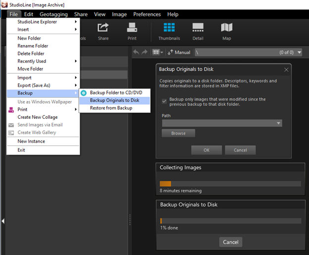 StudioLine Image Editing Archiving Presentation